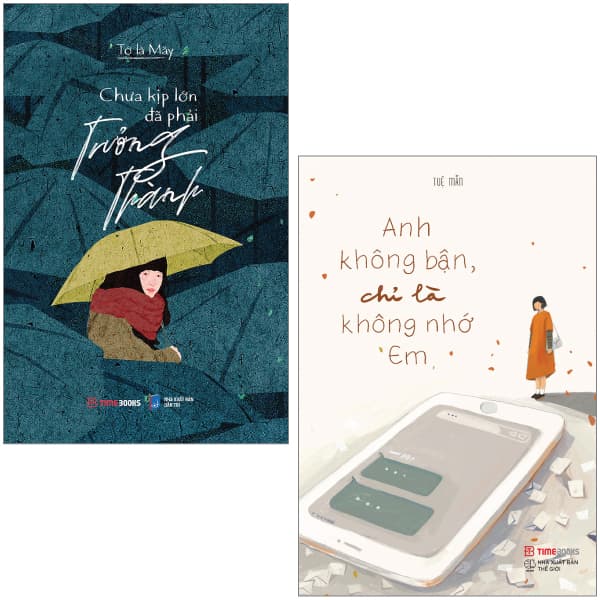 Combo TruyệnCombo Sách Chưa Kịp Lớn Đã Phải Trưởng Thành + Anh Không B - Dân Trí, Thế Giới