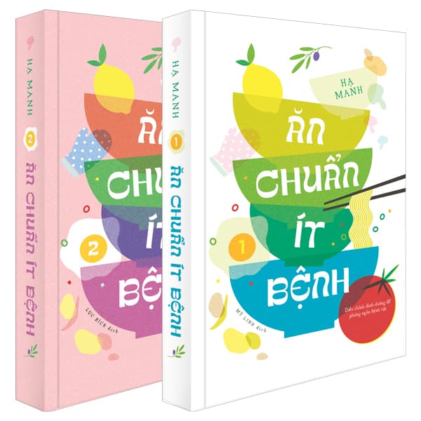 Sách Bộ Sách Ăn Chuẩn Ít Bệnh (Bộ 2 Cuốn) - Hạ Manh
