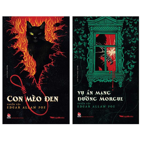 Combo TruyệnCombo Tuyển Tập Edgar Allan Poe: Con Mèo Đen + Vụ Án Mạng Đư - Edgar Allan Poe