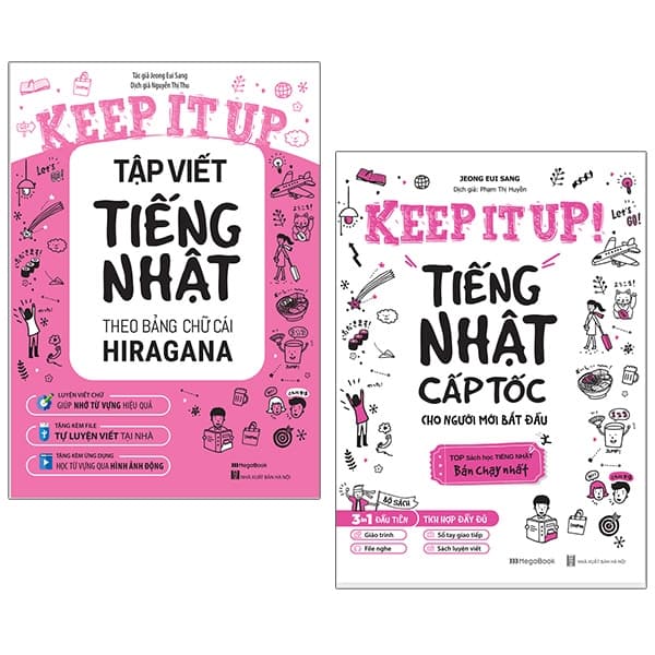 Sách Bộ Sách Keep It Up - Tiếng Nhật Cấp Tốc Cho Người Mới Bắt Đầ - Jeong Eui Sang