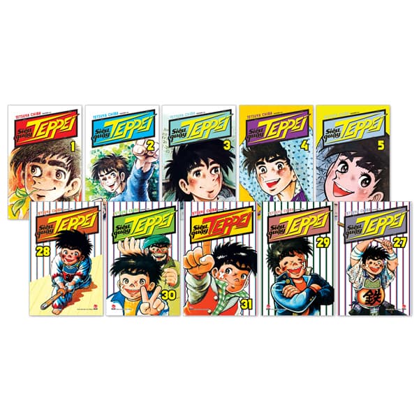 Truyện Tranh Combo Manga - Siêu Quậy Teppei: Tập 1-31 (Tái Bản 2024) (Bộ 31 - Tetsuya Chiba