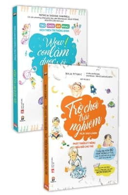 Sách Combo Wow! Con Làm Được Rồi - Trò Chơi Trải Nghiệm - Phát Triển K - Maja Pitamic