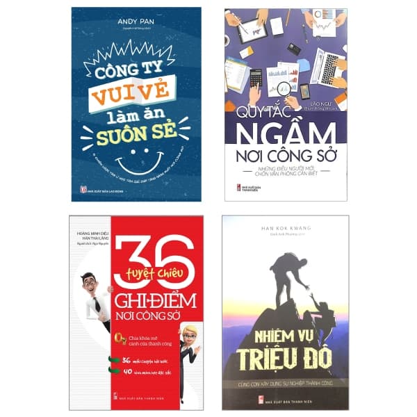 Sách Combo Quy Tắc Ngầm Nơi Công Sở + 36 Tuyệt Chiêu Ghi Điểm Nơi Công - Nhiều Tác Giả