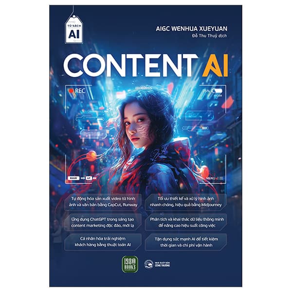 Sách Content AI - AIGC Wenhua Xueyuan