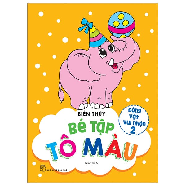 Sách Bé Tập Tô Màu - Động Vật Vui Nhộn 2 (Tái Bản 2023) - Vũ