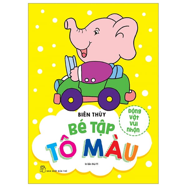 Sách Bé Tập Tô Màu - Động Vật Vui Nhộn (Tái Bản 2023)