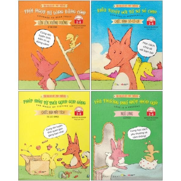 Sách Combo Sách Tình Bạn Diệu Kỳ - Phát Triển EQ (Bộ 4 Cuốn) - Sergio Ruzzier