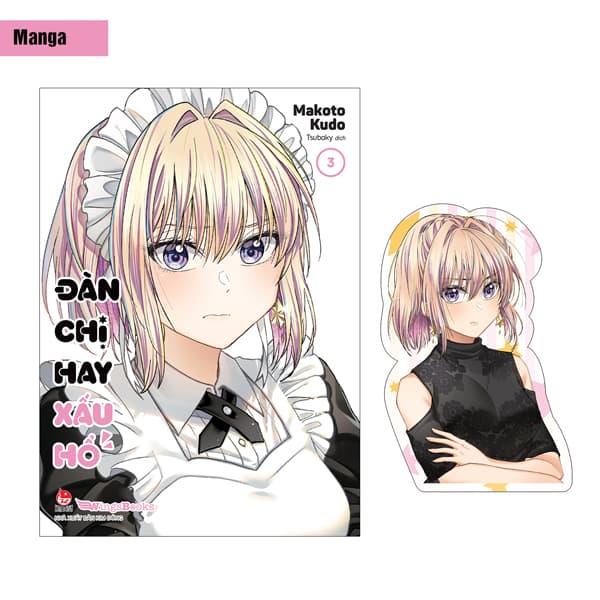 Truyện Tranh Đàn Chị Hay Xấu Hổ - Tập 3 - Tặng Kèm Bookmark Bế Hình - Kim Dân