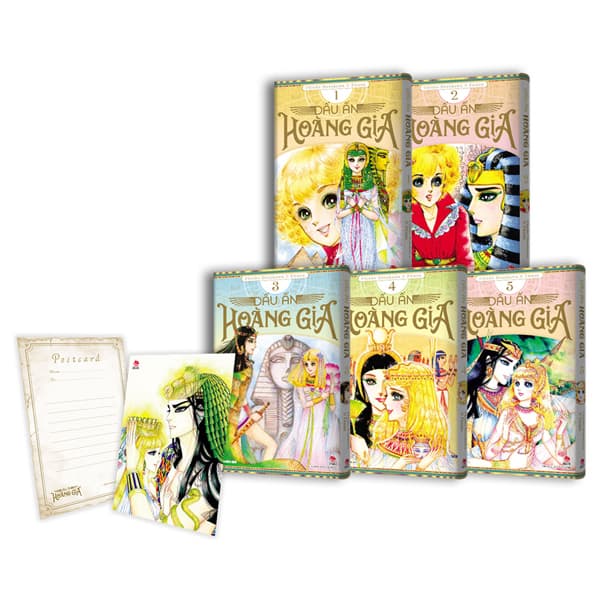 Truyện Tranh Combo Manga - Dấu Ấn Hoàng Gia: Tập 1 - 5 (Bộ 5 Tập) - Tặng - Hoàng Kim
