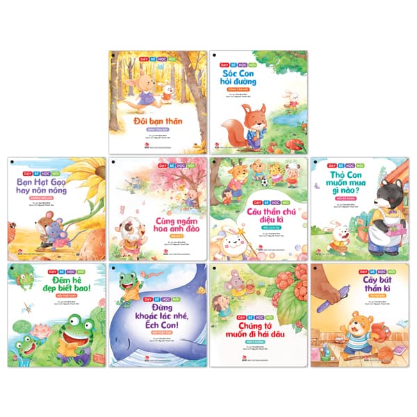 Sách Bộ Sách Dạy Bé Học Nói (Bộ 10 Cuốn) - Hứa Bình Bình