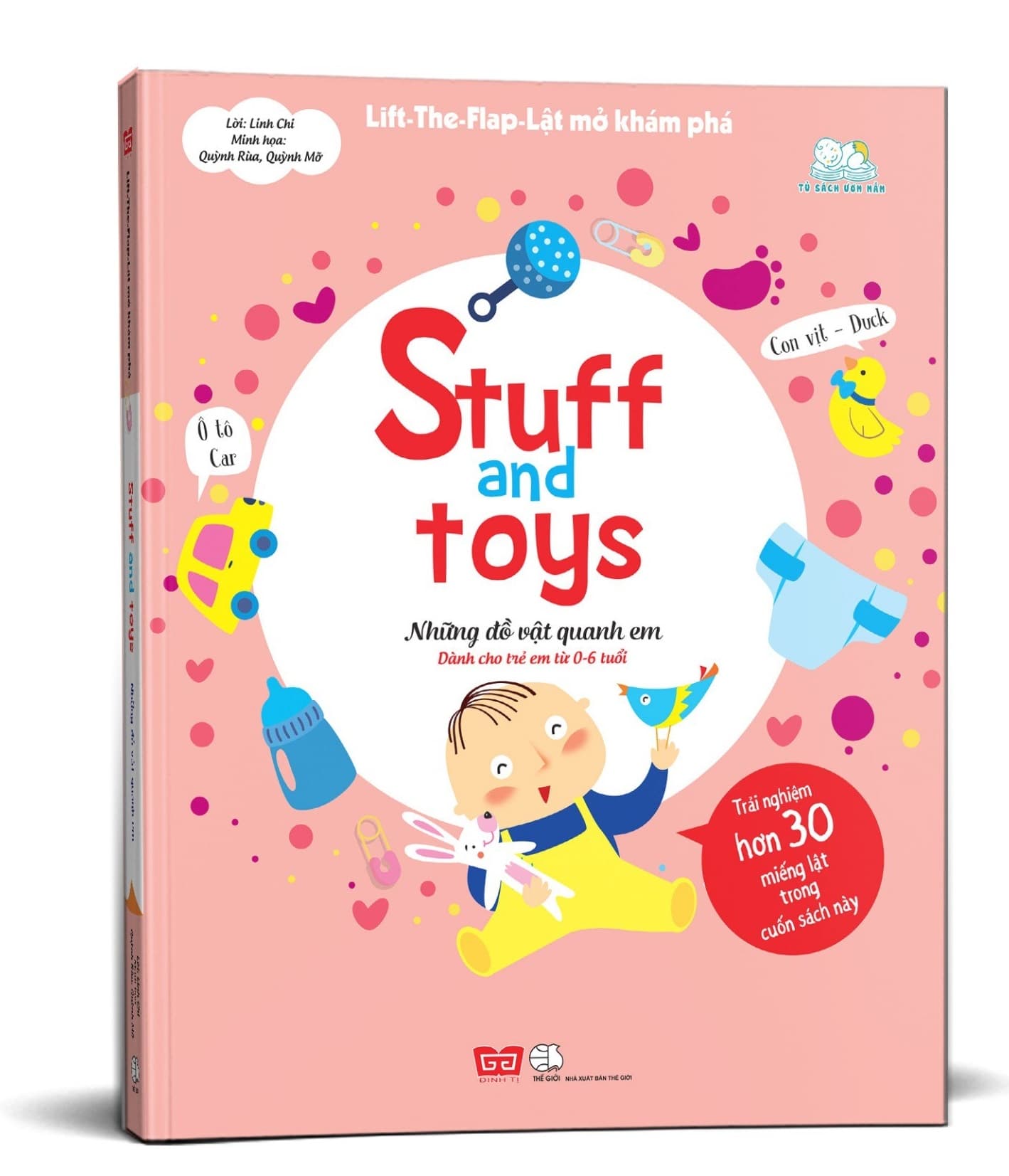 Sách Lift-the-flap - Lật Mở Khám Phá - Stuff And Toys - Những Đồ Vật Quan - Linh Chi