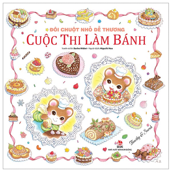 Sách Đôi Chuột Nhỏ Dễ Thương - Cuộc Thi Làm Bánh (Tái Bản 2024) - Basho Midori