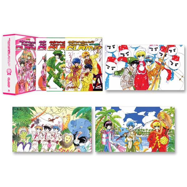 Truyện Tranh Boxset Đội Thám Tử Học Viện Clamp (Bộ 3 Tập) - Tặng Kèm - Clamp