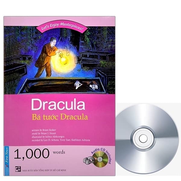 Sách Happy Reader - Dracula - Bá Tước Dracula Kèm CD - Bram Stoker