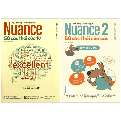 Sách Combo Sách Nuance - 50 Sắc Thái Của Từ + Nuance - Tập 2 - 50 Sắc Thá - Kevin Kang