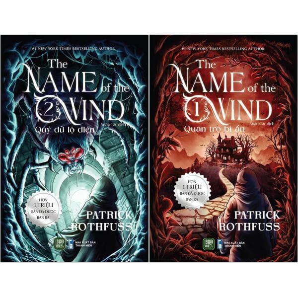 Sách Bộ Sách The Name Of The Wind - Tập 1 + Tập 2 (Bộ 2 Cuốn) - Patrick Rothfuss