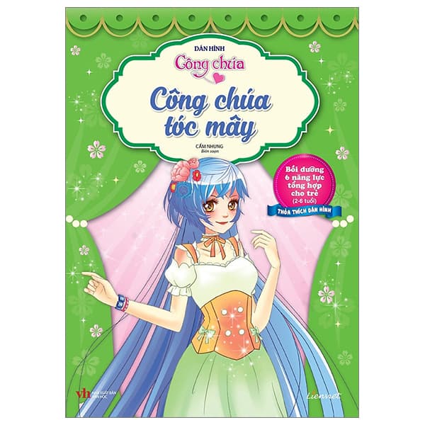 Sách Dán Hình Công Chúa - Công Chúa Tóc Mây (Tái Bản 2023) - Cẩm Nhung