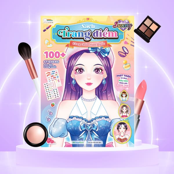 Sách Sách Trang Điểm Công Chúa Hàn Quốc - Sunny - Little Rainbow