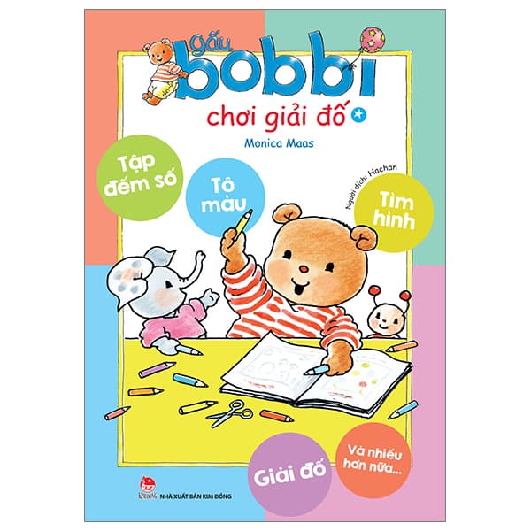 Sách Gấu Bobbi Chơi Giải Đố - Tập 1 - Monica Maas