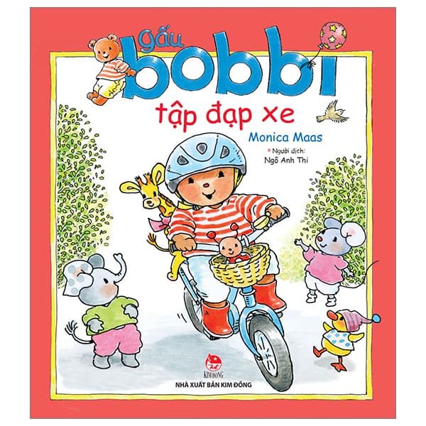 Sách Gấu Bobbi Tập Đạp Xe - Monica Maas
