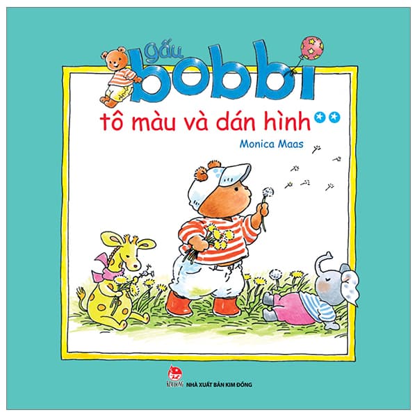 Sách Gấu Bobbi Tô Màu Và Dán Hình - Tập 2 - Monica Maas