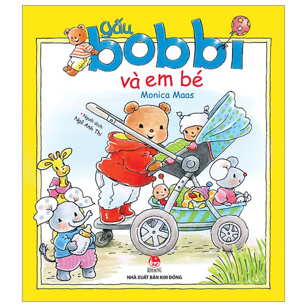 Sách Gấu Bobbi Và Em Bé - Monica Maas