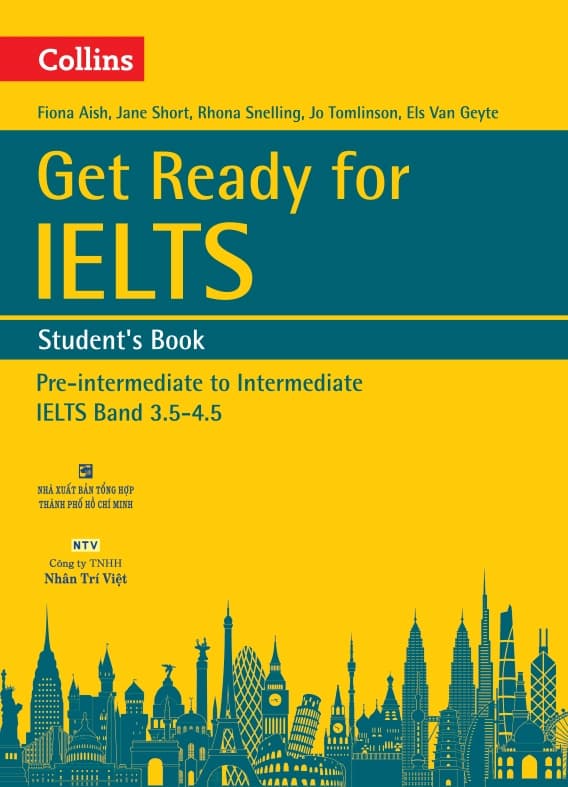 Sách Get Ready For IELTS (Student's Book) Pre-intermediate (IELTS Band 3.5-4.5) - Fiona Aish