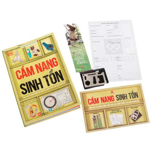 Sách Cẩm Nang Sinh Tồn - Hơn 100 Kỹ Năng Sống Còn Cho Các Cuộc Phiêu L� - DK