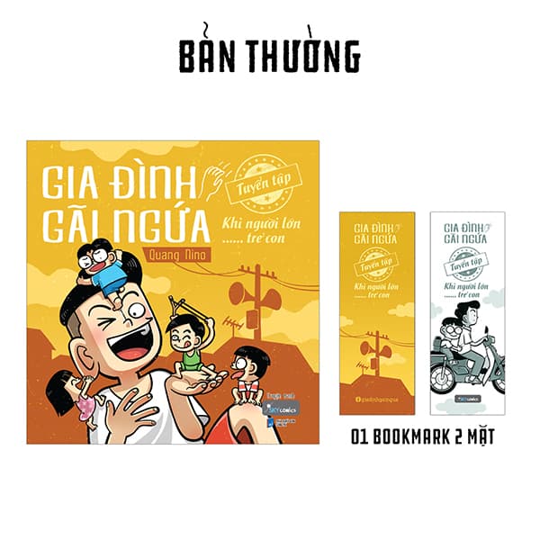 Truyện Tranh Gia Đình Gãi Ngứa - Tuyển Tập Khi Người Lớn …… Trẻ C - Quang Nino