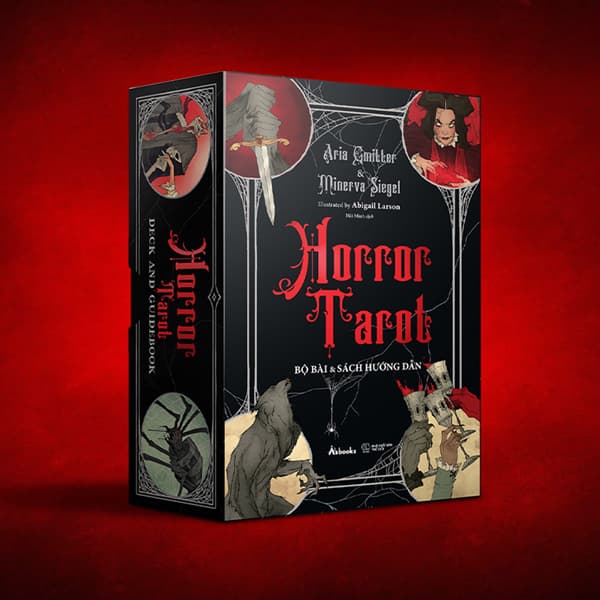 Sách Boxset Horror Tarot Việt Hóa (Bộ Bài + Sách Hướng Dẫn)