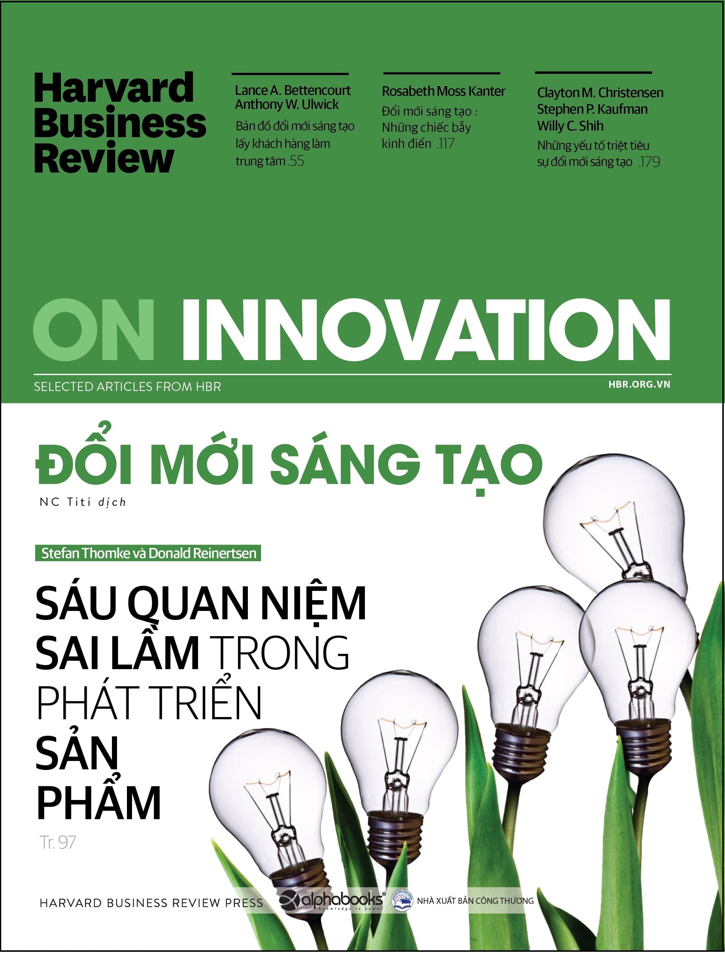 Sách HBR - On Innovation - Đổi Mới Sáng Tạo - Thương Thương