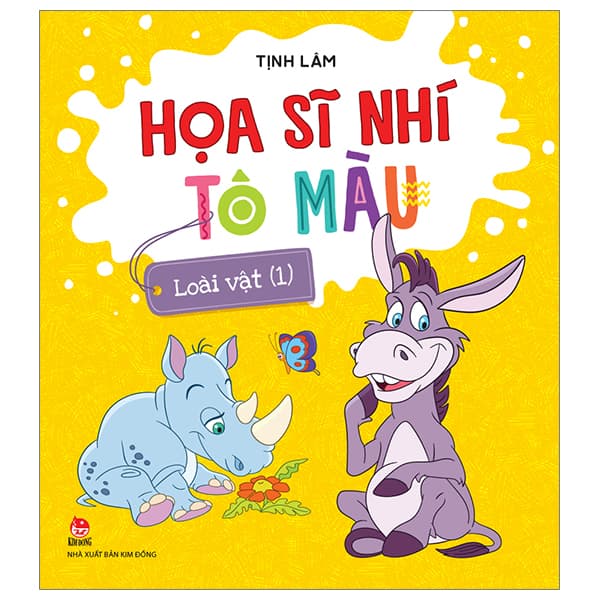 Sách Họa Sĩ Nhí Tô Màu - Loài Vật 1 (Tái Bản 2023) - Tịnh Lâm