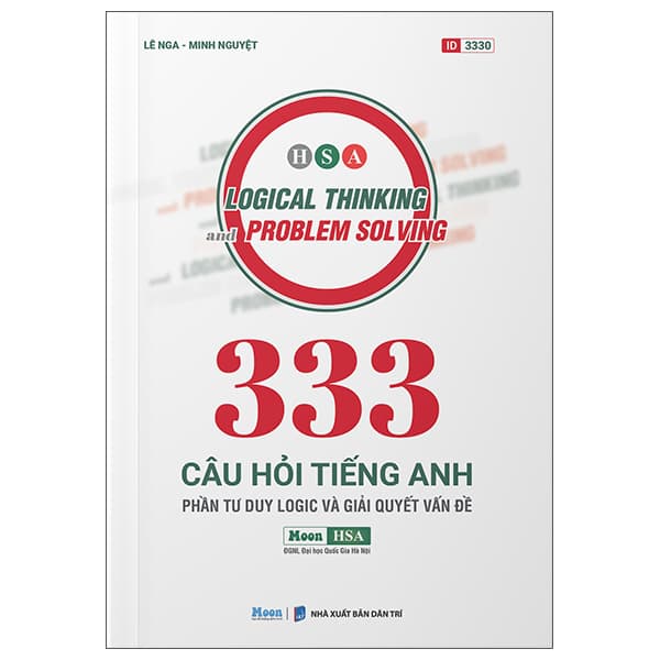 Sách 333 Câu Hỏi Tiếng Anh - Phần Tư Duy Logic Và Giải Quyết Vấn Đề - Lê Nga