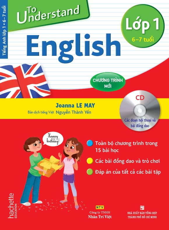 Sách To Understand English - Lớp 1 (6-7 Tuổi) (Kèm CD) - Mayy