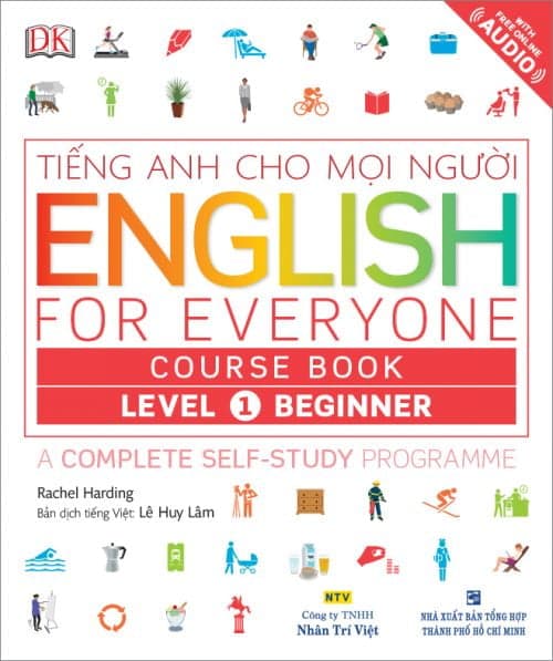 Sách Tiếng Anh Cho Mọi Người - English For Everyone - Level 1 Beginner - Course - Rachel Harding