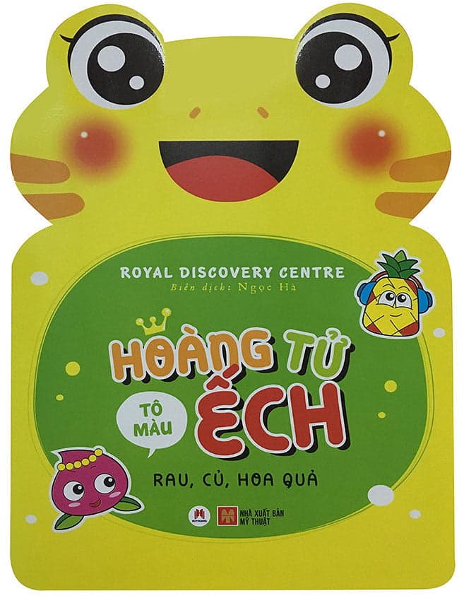 Sách Tô Màu Hoàng Tử Ếch - Rau, Củ, Hoa Quả - Ngọc Hà
