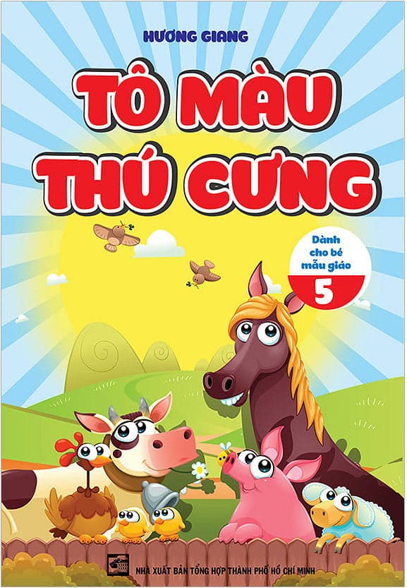 Sách Tô Màu Thú Cưng - Tập 5 - Hương Giang