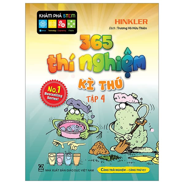 Sách 365 Thí Nghiệm Kì Thú - Tập 4 (Tái Bản 2021) - Hinkler