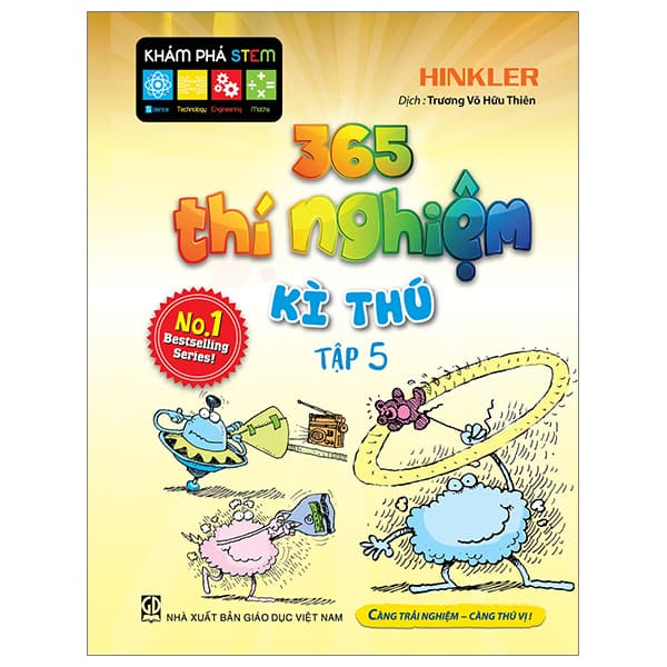 Sách 365 Thí Nghiệm Kì Thú - Tập 5 (Tái Bản 2021) - Hinkler