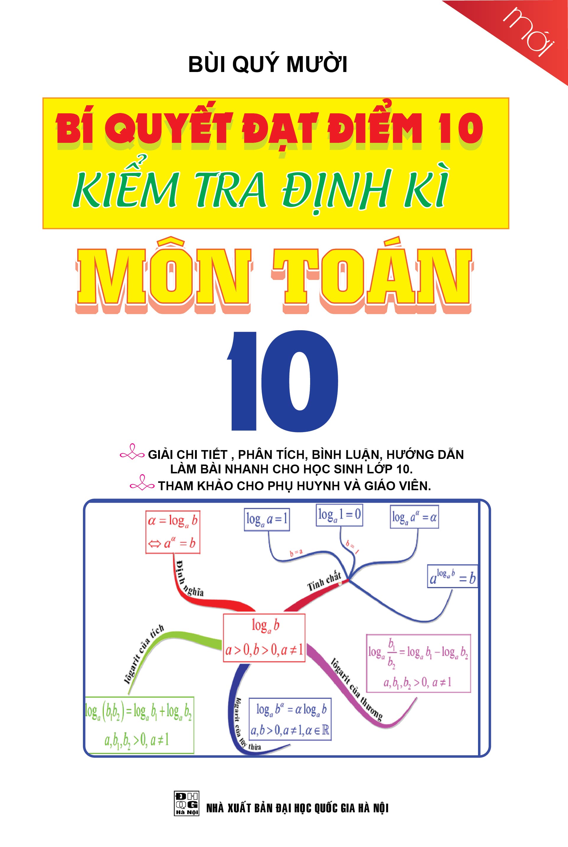 Sách Toán 10 - Bí Quyết Đạt Điểm 10 Kiểm Tra Định Kì - Quý Somsen