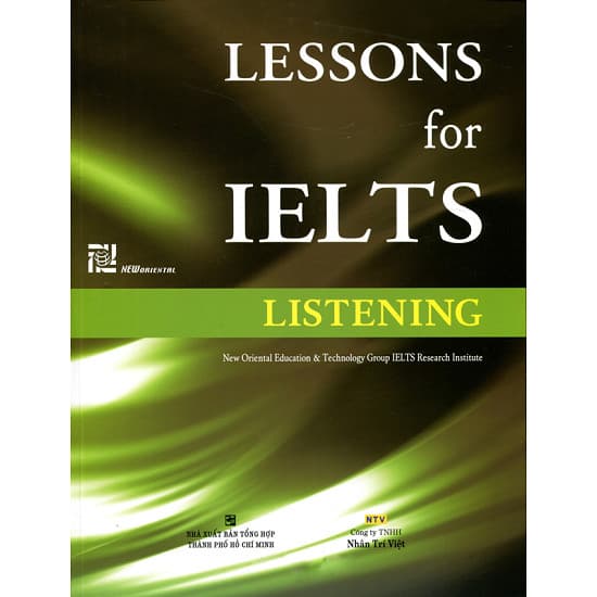 Sách Lessons For Elts - Litening (Tái Bản, Kèm CD) - New Oriental Education