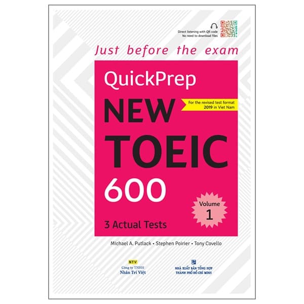 Sách Quickprep New Toeic 600 - Volume 1 - Michael A Putlack