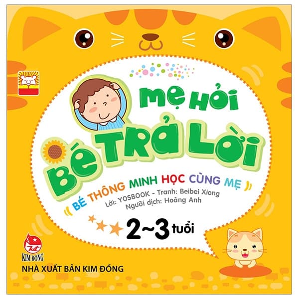 Sách Mẹ Hỏi Bé Trả Lời 2-3 Tuổi (Tái Bản 2019) - Yosbook