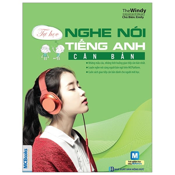 Sách Tự Học Nghe Nói Tiếng Anh Căn Bản (Dùng App) - Emily