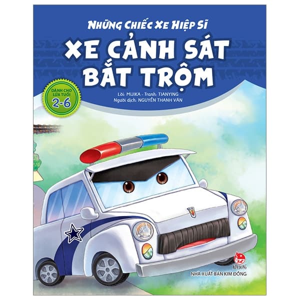 Sách Những Chiếc Xe Hiệp Sĩ - Xe Cảnh Sát Bắt Trộm (Tái Bản 2019) - Mijika