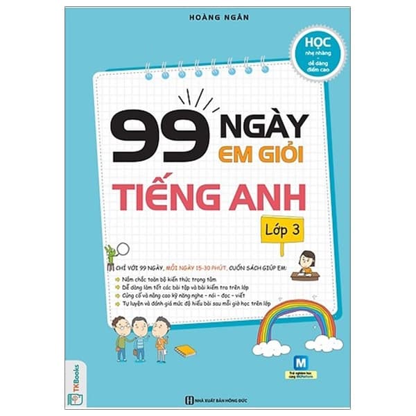 Sách 99 Ngày Em Giỏi Tiếng Anh 3 - Hoàng Ngân