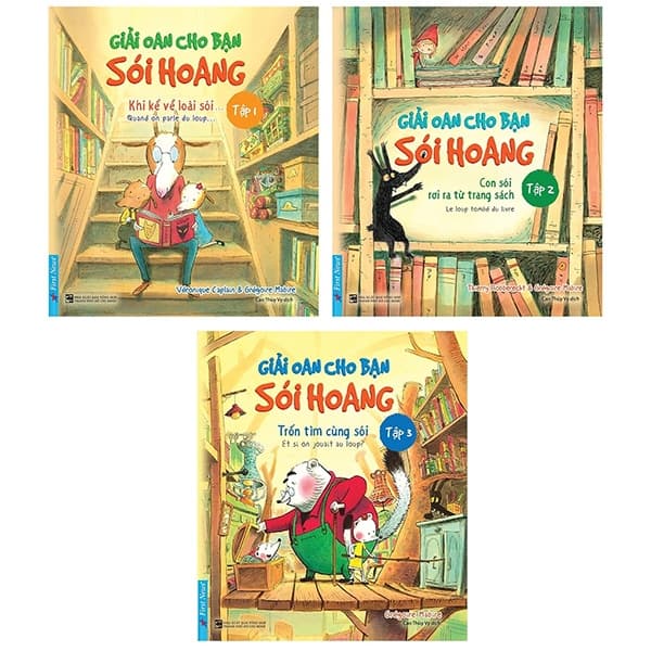Sách Bộ Sách Thiếu Nhi - Giải Oan Cho Bạn Sói Hoang (Bộ 3 Cuốn) - Thierry Robberecht