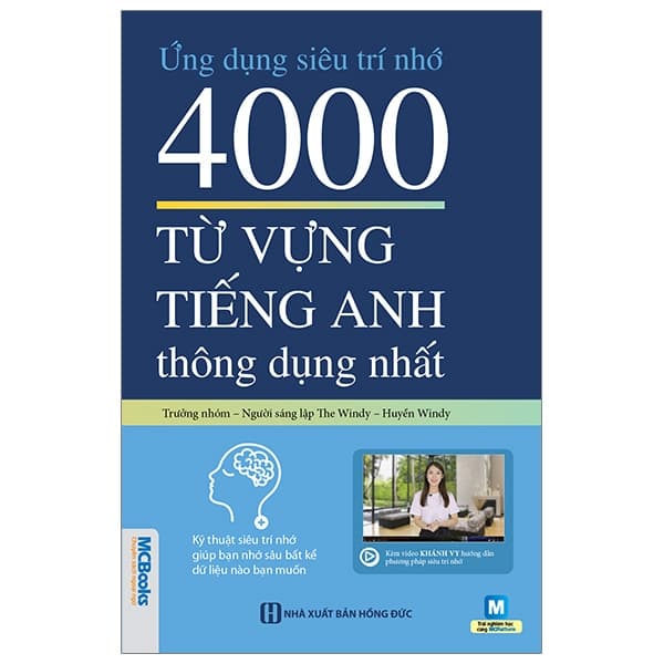 Sách Ứng Dụng Siêu Trí Nhớ 4000 Từ Vựng Tiếng Anh Thông Dụng Nhất - The Windy