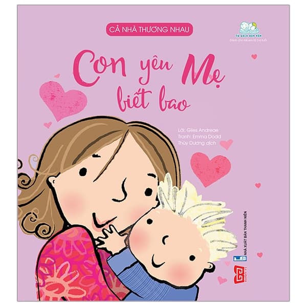 Sách Cả Nhà Thương Nhau - Con Yêu Mẹ Biết Bao - Giles Andreae
