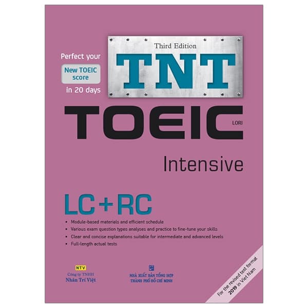 Sách TNT Toeic Intensive (Third Edition) - Lori